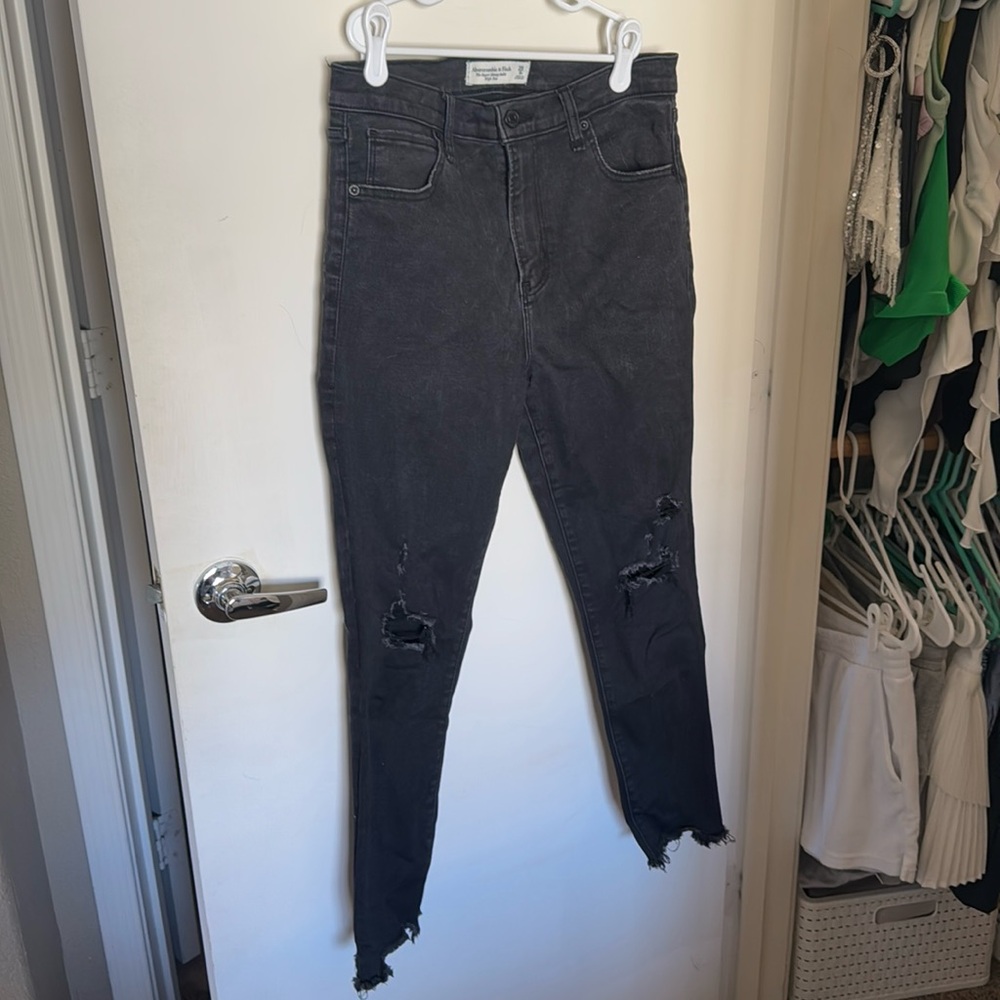 Black Abercrombie and Fitch jeans